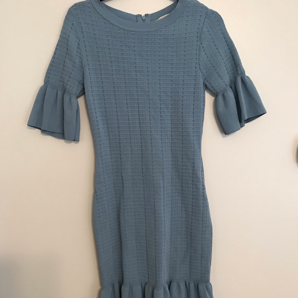 Michael Kors peplum sleeve dress